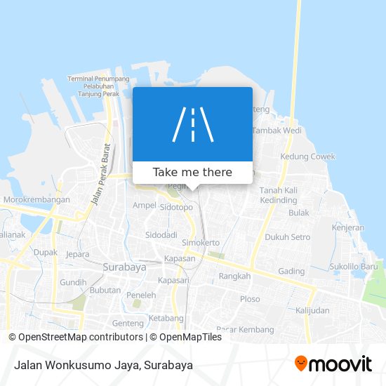 Jalan Wonkusumo Jaya map