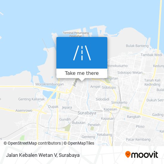 Jalan Kebalen Wetan V map