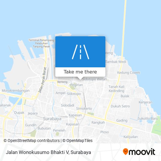 Jalan Wonokusumo Bhakti V map