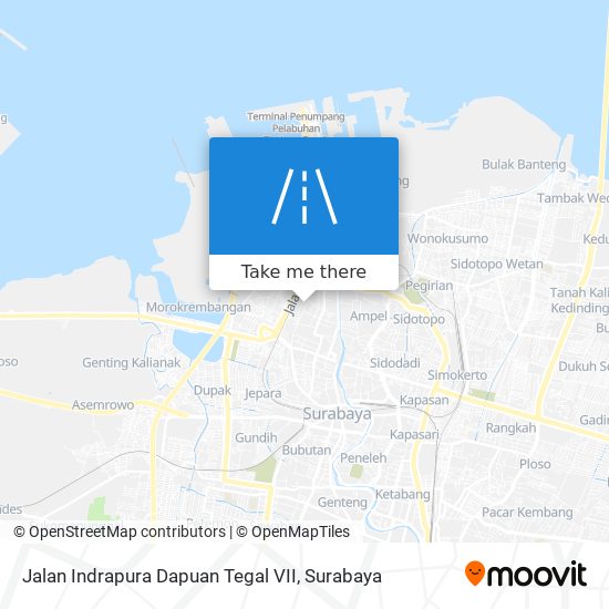 Jalan Indrapura Dapuan Tegal VII map