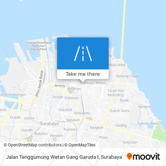 Jalan Tenggumung Wetan Gang Garuda I map