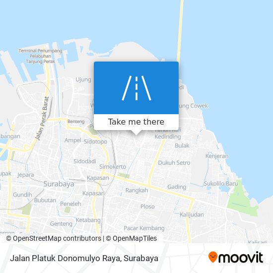 Jalan Platuk Donomulyo Raya map