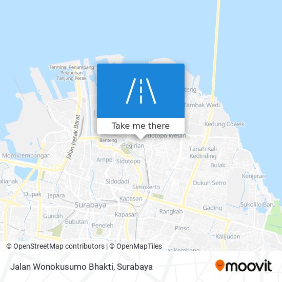 Jalan Wonokusumo Bhakti map