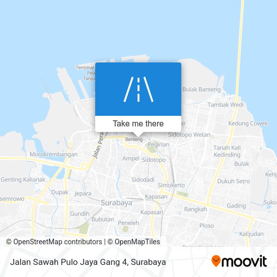 Jalan Sawah Pulo Jaya Gang 4 map