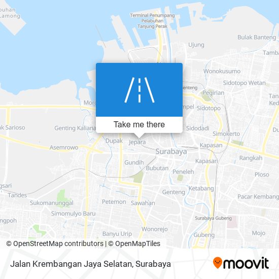 Jalan Krembangan Jaya Selatan map