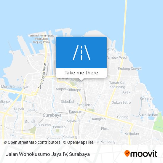 Jalan Wonokusumo Jaya IV map