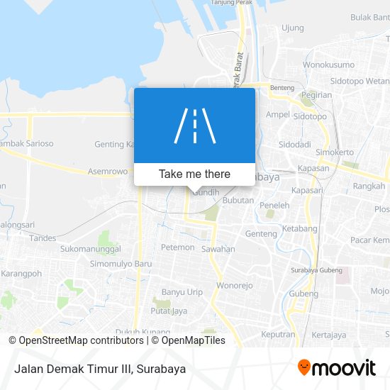Jalan Demak Timur III map