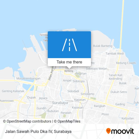 Jalan Sawah Pulo Dka IV map