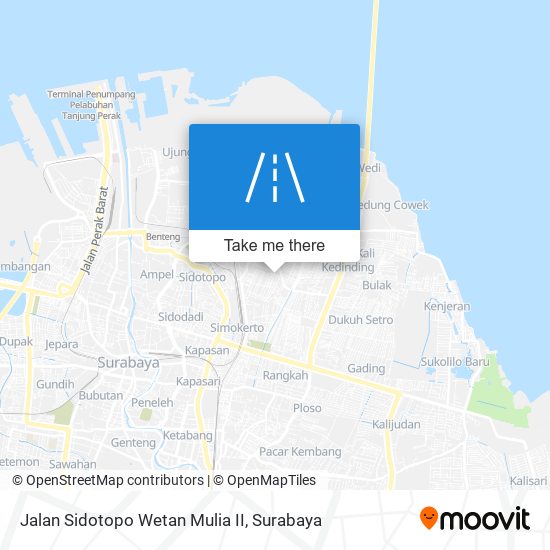 Jalan Sidotopo Wetan Mulia II map