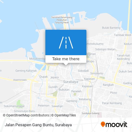 Jalan Pesapen Gang Buntu map