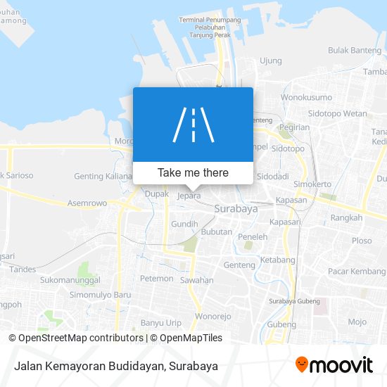 Jalan Kemayoran Budidayan map