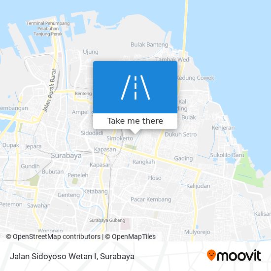 Jalan Sidoyoso Wetan I map