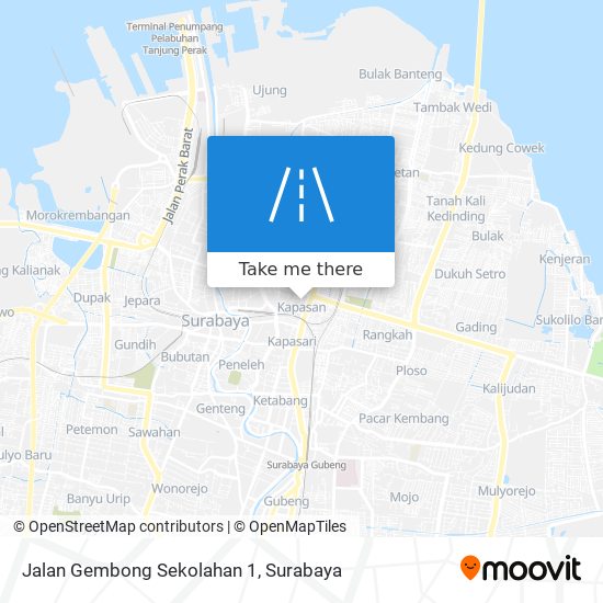 Jalan Gembong Sekolahan 1 map