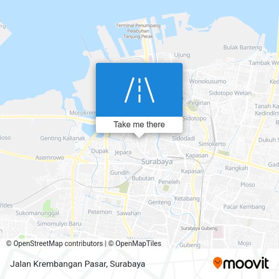 Jalan Krembangan Pasar map