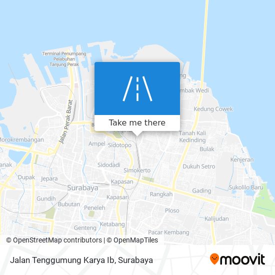 Jalan Tenggumung Karya Ib map