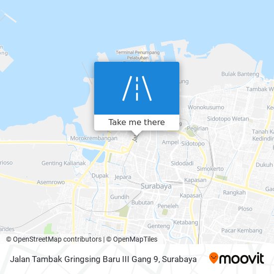 Jalan Tambak Gringsing Baru III Gang 9 map