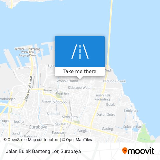 Jalan Bulak Banteng Lor map