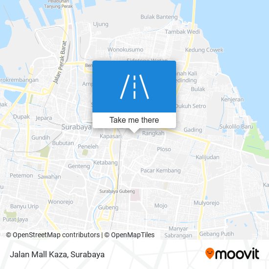 Jalan Mall Kaza map
