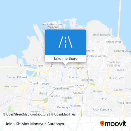 Jalan Kh Mas Mansyur map