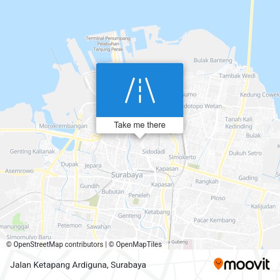 Jalan Ketapang Ardiguna map