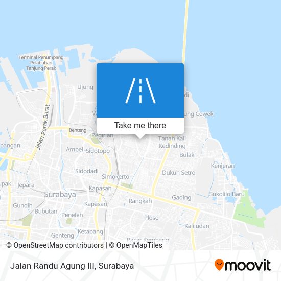 Jalan Randu Agung III map