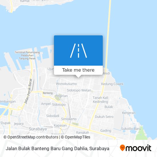 Jalan Bulak Banteng Baru Gang Dahlia map