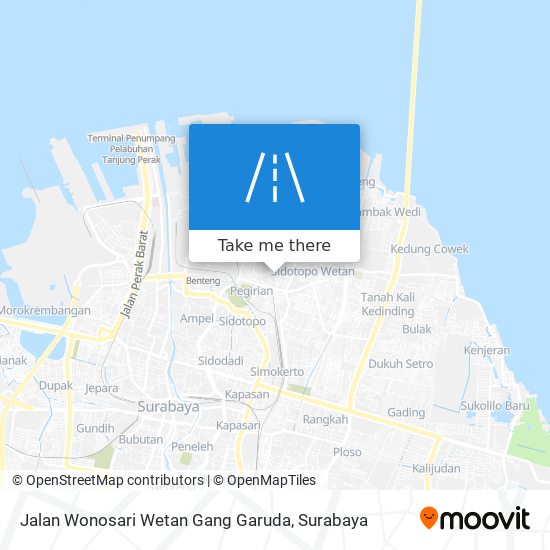 Jalan Wonosari Wetan Gang Garuda map