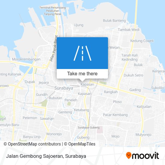 Jalan Gembong Sajoeran map