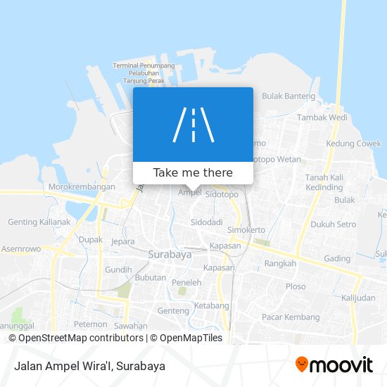 Jalan Ampel Wira'I map