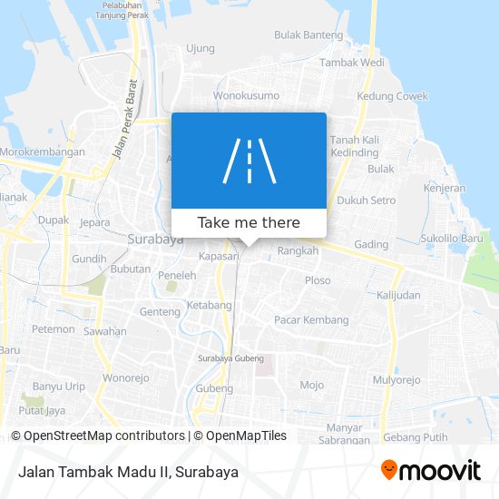 Jalan Tambak Madu II map