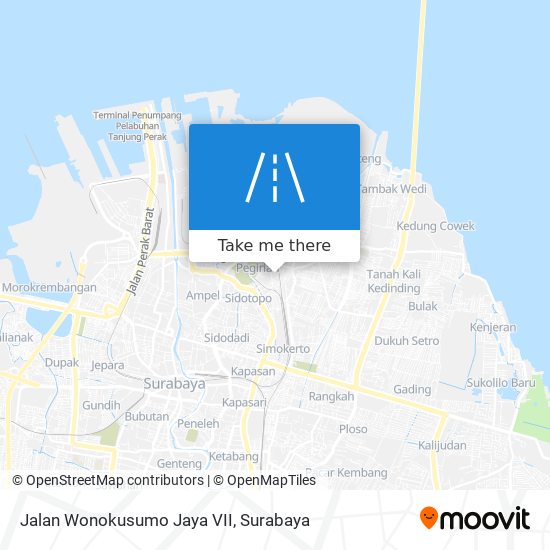 Jalan Wonokusumo Jaya VII map