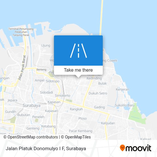 Jalan Platuk Donomulyo I F map