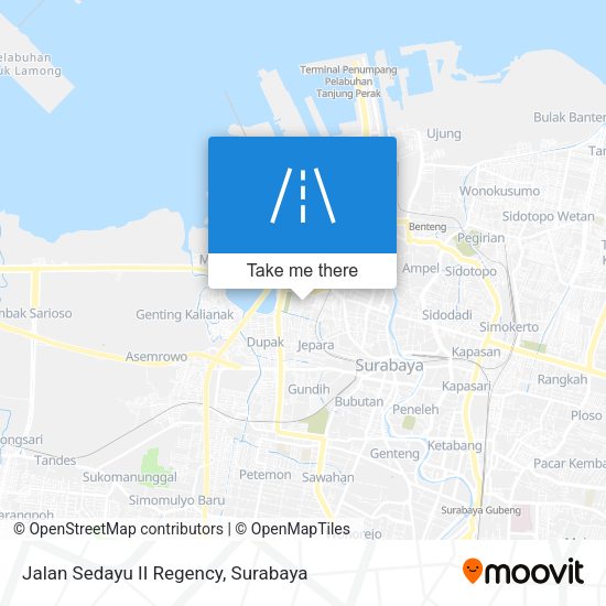 Jalan Sedayu II Regency map