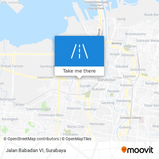Jalan Babadan VI map