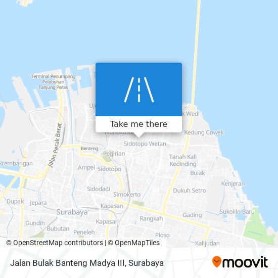 Jalan Bulak Banteng Madya III map