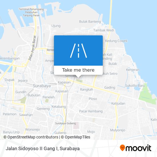 Jalan Sidoyoso II Gang I map