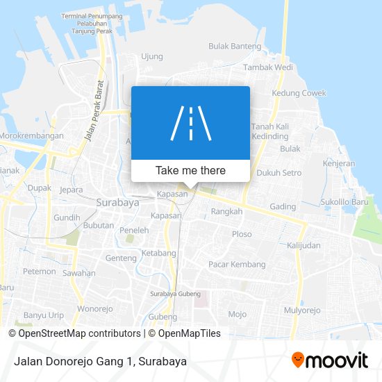 Jalan Donorejo Gang 1 map