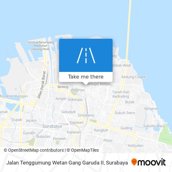Jalan Tenggumung Wetan Gang Garuda II map