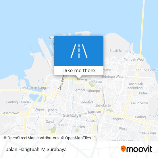 Jalan Hangtuah IV map