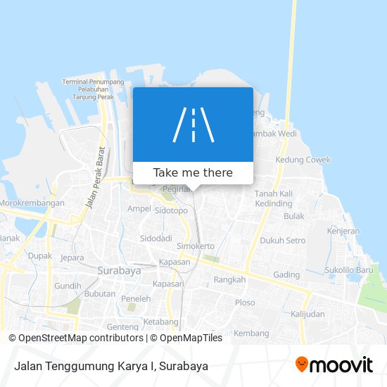 Jalan Tenggumung Karya I map