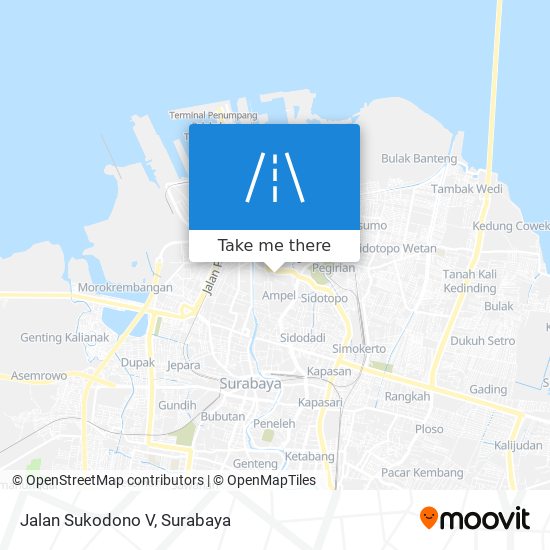 Jalan Sukodono V map