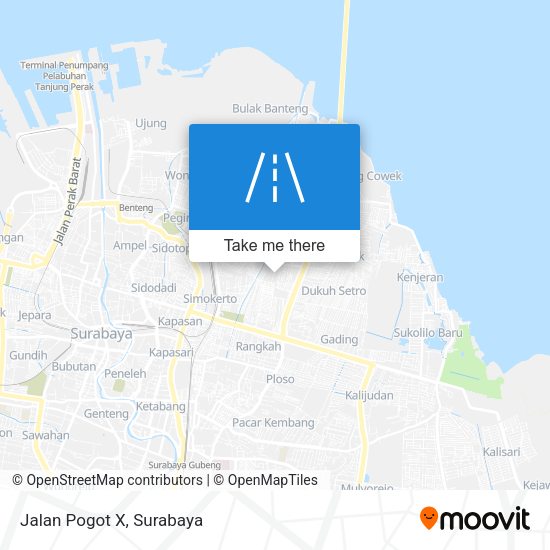 Jalan Pogot X map