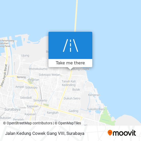 Jalan Kedung Cowek Gang VIII map