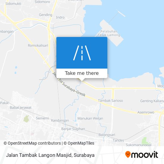Jalan Tambak Langon Masjid map