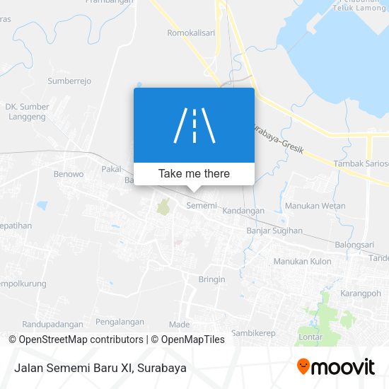 Jalan Sememi Baru XI map