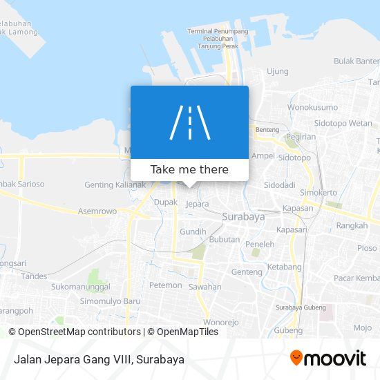 Jalan Jepara Gang VIII map
