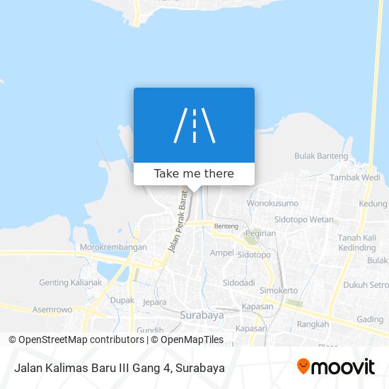 Jalan Kalimas Baru III Gang 4 map