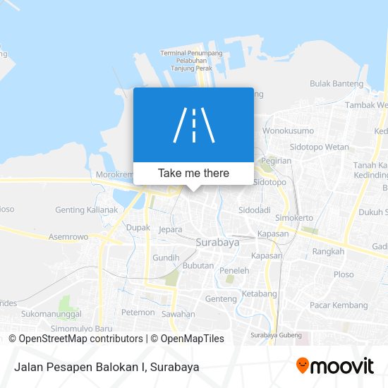 Jalan Pesapen Balokan I map