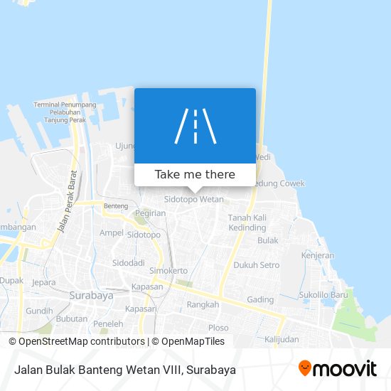 Jalan Bulak Banteng Wetan VIII map