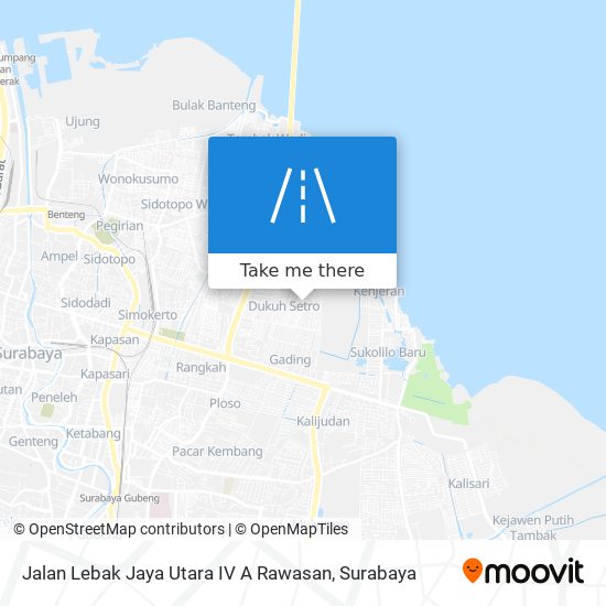 Jalan Lebak Jaya Utara IV A Rawasan map
